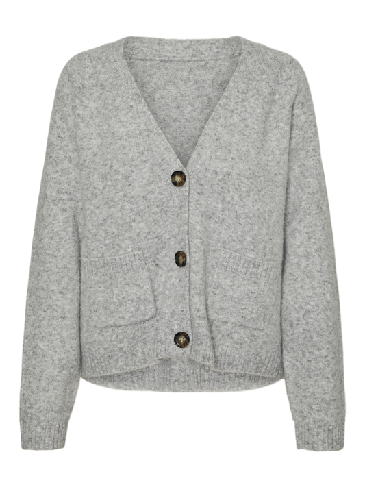 VMBOOM Cardigan - Light Grey Melange